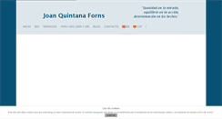 Desktop Screenshot of joanquintanaforns.com
